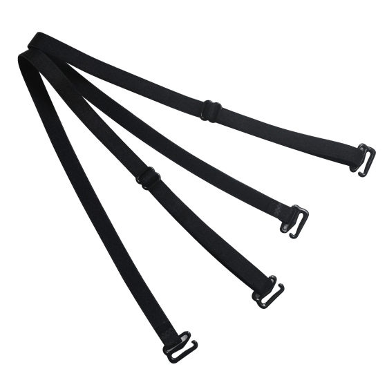 55 Extra Long Thin 1.0cm Solid Color Invisible Bra with Anti-Slip Back Straps, Cross Halter Neck, Solid Color, Can Be Worn as Outerwear