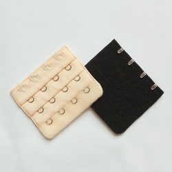Small Four-Row Hook-And-Eye Clasp, 5.8 cm Wide, with 1.3cm Hooks, Bra Extender, Underwear Extender, 4-Row Bra Clasp