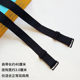 40cm Long Elastic 2.5cm Wide Extended and Widened Bra Straps with Thickened Hooks 3.0 Anti-Slip Bra Straps