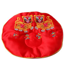 Baby pillow Anti flat head styling pillow Five poison tiger embroidery four seasons baby newborn buckwheat pillow 1 month 1 year old