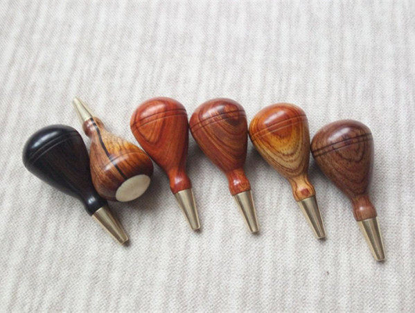 German S U BS-Awls leather cone Chestnut Cone Knife Olive Cone Cone DIY Hand-sewn Leather Cone Wood Handle