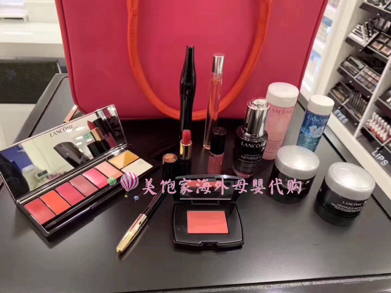 Anh mua 2018 lancome mới Bộ quà tặng Giáng sinh Lancome phiên bản giới hạn quà tặng lớn trang điểm 12 bộ phấn phủ