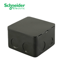 Schneider ground plug box ground plug special bottom box ground socket bottom case metal dark case M225B