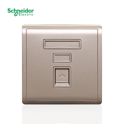 Schneider Fonchon Series Single Phone Socket Voice Socket Panel Sink gold E8231RJS4-WG