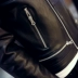 Áo khoác nam xu hướng áo khoác ngắn nam bằng da mỏng Phần mỏng xe máy da PU áo khoác da nam Quần áo lông thú
