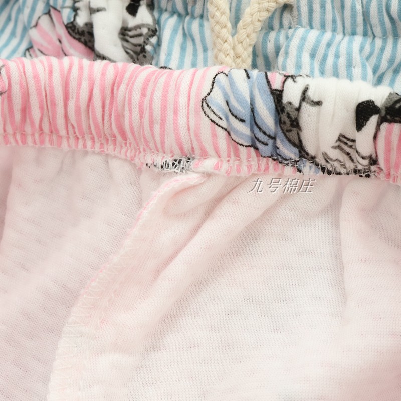 Mùa thu và mùa đông cặp vợ chồng đồ ngủ cotton của phụ nữ cotton nhà quần nam kích thước lớn cộng với phân bón để giữ ấm phòng điều hòa không khí hoạt hình hoa do lot nam dep