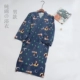 Áo ngủ nam cotton mùa hè siêu mỏng yukata Phong cách Nhật Bản và áo ngủ bằng vải gió nữ dài áo choàng tắm mùa xuân phim hoạt hình người lớn đồ ngủ sexy mới nhất 2021