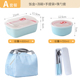nồi cơm hâm nóng Đồ gốm sáng tạo chia hộp ăn trưa cho học sinh hộp ăn trưa riêng biệt với nắp hộp đơn giản ba hộp ăn trưa lò vi sóng bát kín - Hộp cơm điện sưởi ấm 	hộp cơm điện cầm tay đa năng