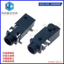 PJ-328 3 5 headphone socket audio socket 5 pin silver plated black green mother seat