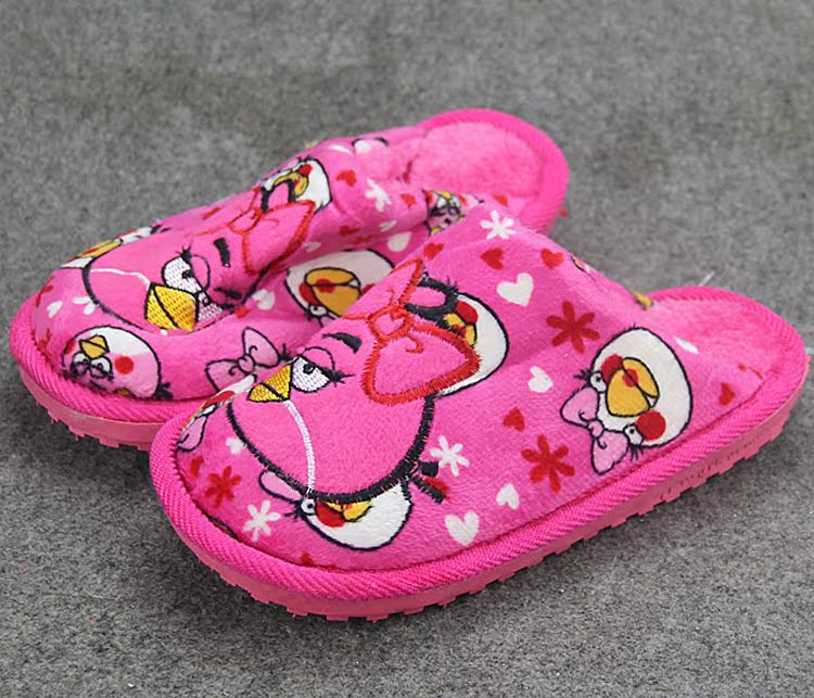 Pantoufles enfants en suède pour hiver - semelle mousse - Ref 1020089 Image 56