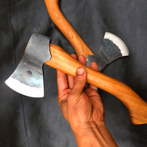  (Small Nieman axe)Rail steel forged 30cm handle a pound weight 65 manganese steel axe High hardness outdoor axe