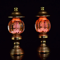 Fortune Lantern for Buddhist Lotus Lights Buddha Supplies Crystal Prospectus Lanterns for lanterns Long Ming Lights Buddha for the lamp Buddha Former Buddha for the lamp