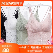 Comfortable love style lace without steel ring bra female sexy cross beauty back fashion Joker backless comfortable 5191