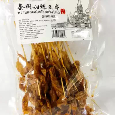 Net red sweet spicy bean string Thai sweet bean string secret bean skewer bean skin dried bean packaging Jiangsu, Zhejiang and Shanghai