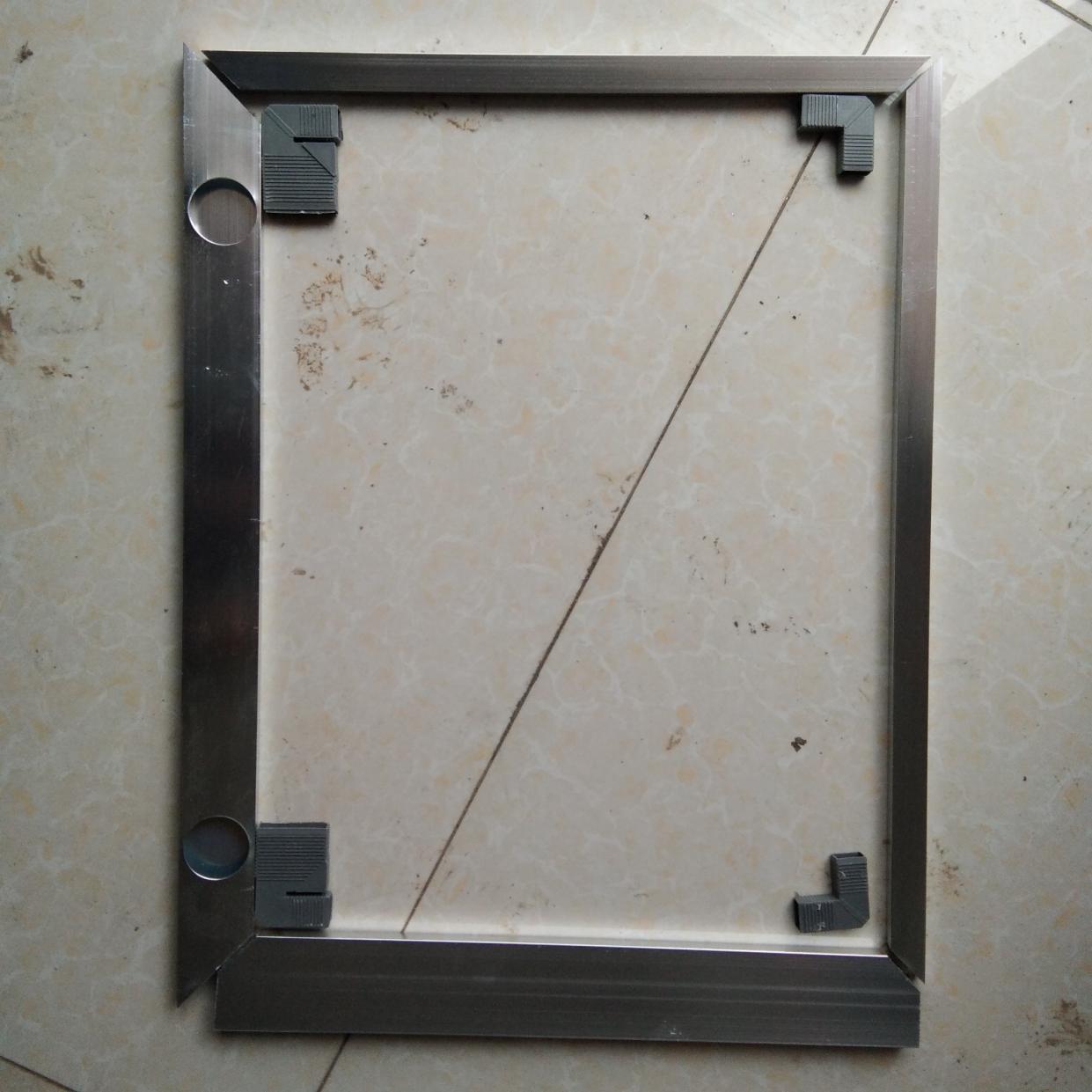 Kitchen cabinet door accessories crystal steel door plastic connector glass king kong door invisible right angle internal fixing commonly used inner corner code