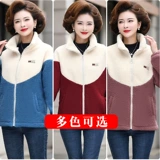 Пуховик для матери, короткая бархатная демисезонная утепленная куртка, в западном стиле