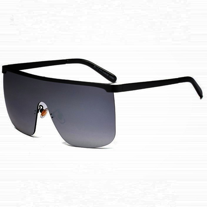 Oversized frame Wide face sunglasses Gradient one-piece sunglasses One-piece thin sunglasses Personality trend glasses
