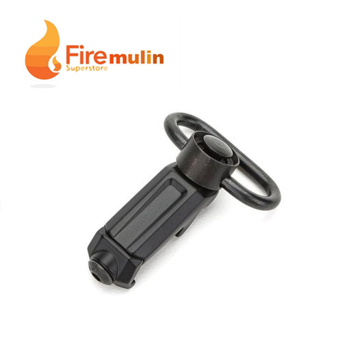 Wood Forest Outdoor Tactical Holding Baby Bag Endless Belt Separating Buckle Single Double Point Ring Buckle Tactical Leather Rail Metal QD Seat