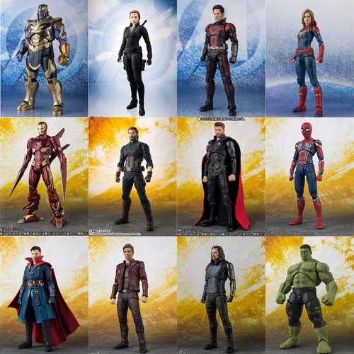 Marvel Avengers 4 Iron Man Spider -Man Desterner Black Widow Surprise Captain Winter Soldier