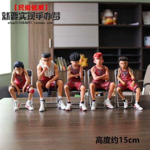 Slam Dunk Model Display Mitsui Shou Sakura wumi Протекает Чуан Фенггонг Сити Стар -Команда Звезд