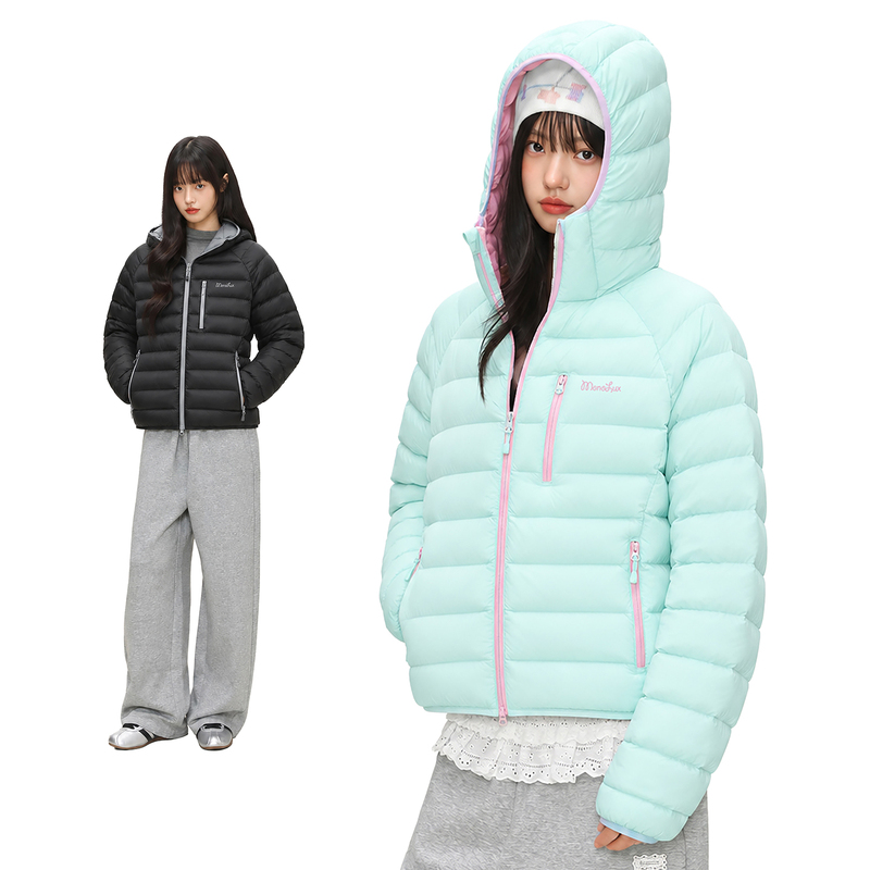 Monolux Lightweight Ribbed Outdoor Thin Hooded Unisex Winter Warm Zipper Jacket Cotton Coat Monolux Lightweight Ribbed Outdoor Thin Hooded Unisex Winter Warm Zipper Jacket Cotton Coat