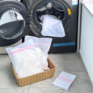 Laundry tips~ekouaer clothes washing bag sturdy laundry bag anti-tangle medium clothing storage bag