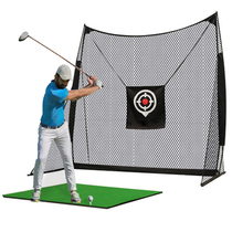 Factory direct sales swing training device swing net hitting cage detachable and convenient indoor golf practice net