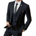 Bộ đồ vest Playboy phù hợp với nam hai mảnh phù hợp với trang phục chuyên nghiệp trang trí cơ thể chú rể - Suit phù hợp quần nam ống rộng Suit phù hợp