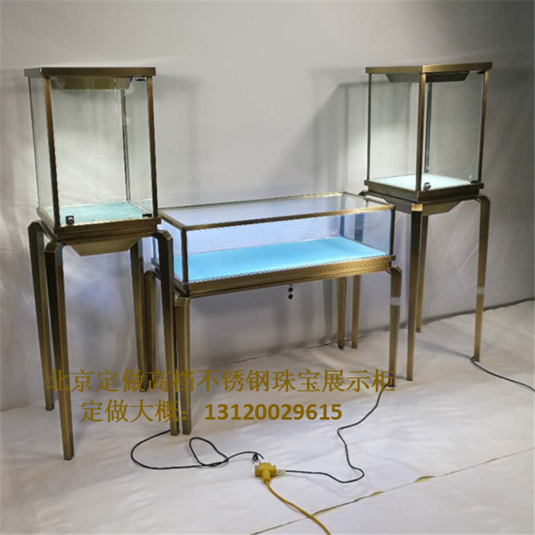 Stainless Steel Jewelry Showcase Jade Jewelry Jewelry Display