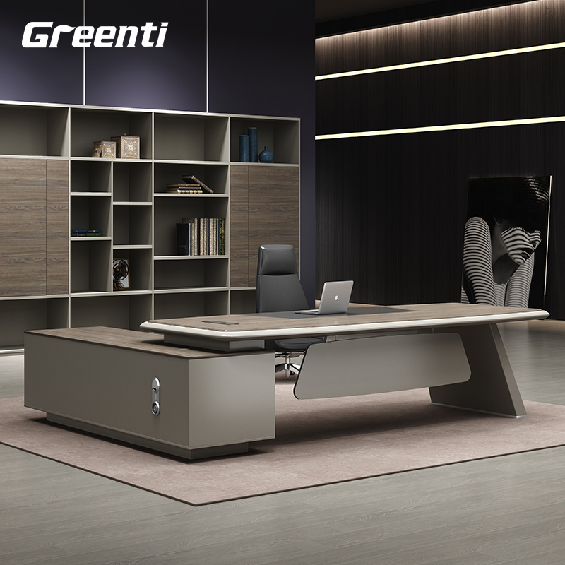 Getty office furniture boss desk president desk simple modern large class desk atmospheric manager desk chair combination