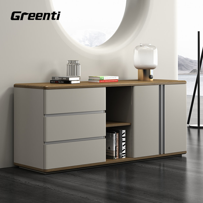 Getai office furniture supporting file cabinet storage cabinet low cabinet storage wooden household tea cabinet