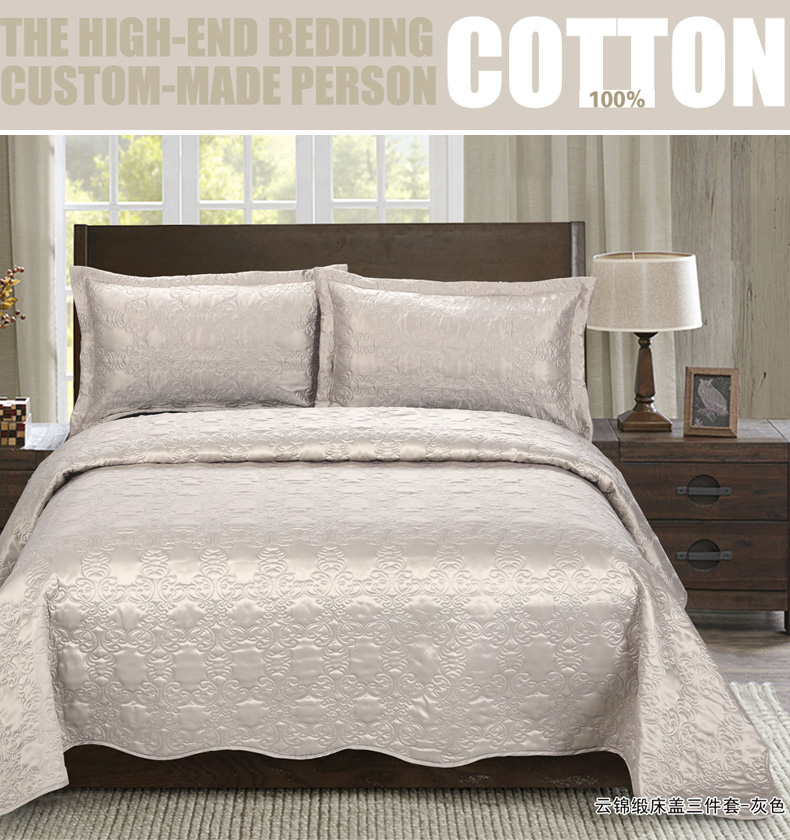 Châu âu chần bông trải giường cotton ba bộ đa chức năng cotton sheets một mảnh trải giường bìa Hàn Quốc mùa hè mát mẻ là