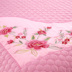 Hàn Quốc thêu giường ba mảnh rắn màu ren quilted tấm duy nhất bìa quilted phủ bụi bộ ga giường cute Trải giường