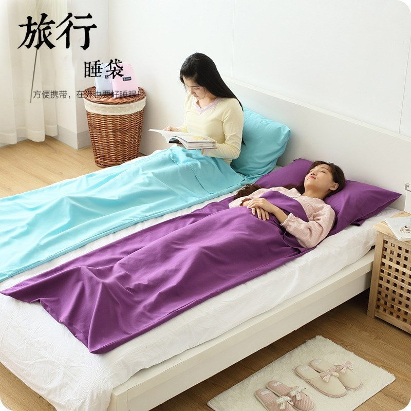 Hotel Sepal Sleeping Bag Train Sleeper Travel Single Adults Han Cotton Portable Bed bed Sleeping Bag Guesthouse Non One-off