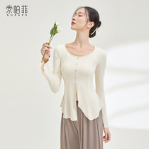 Sopafie (ultra soft) danse classique adulte Costume National Wind Dance Female Blouse Dancing China Modern