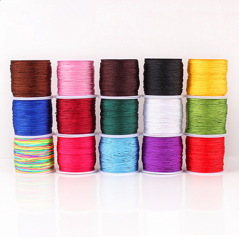 No 72 Jade wire Braided bracelet Red line rope Handmade rope Buddha beads Chinese knot wire DIY jewelry hand string wire rope