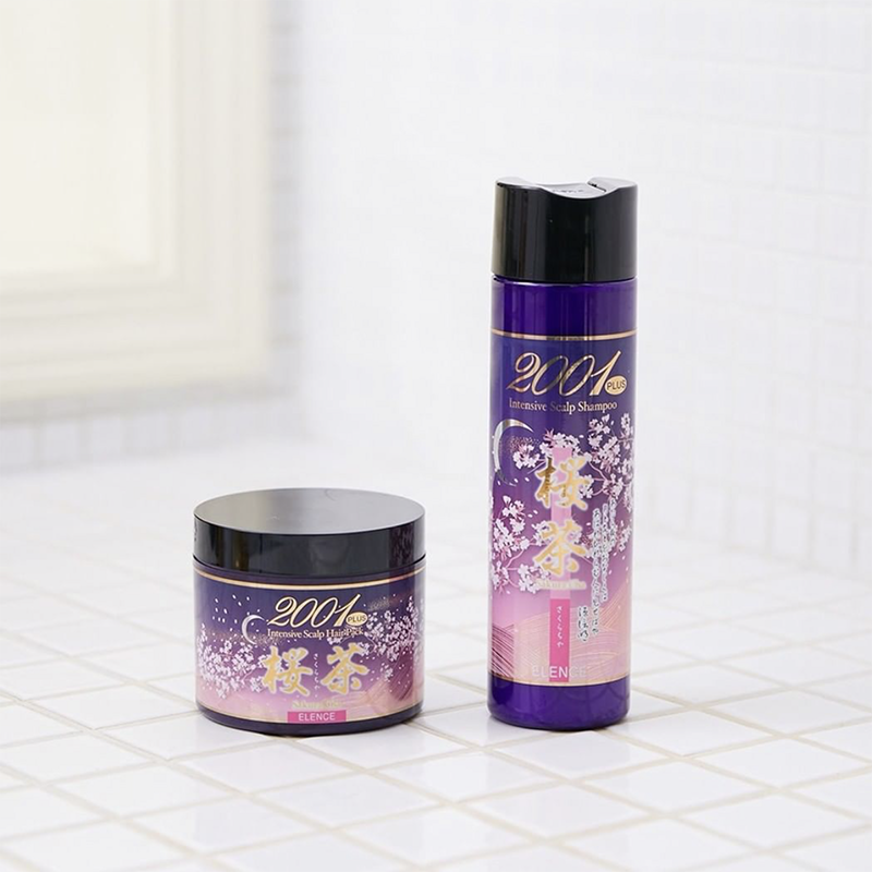 Japan's Elence2001 cherry blossom anti-loss growth hair shampoo nourishes hair repairs dry and wakes up hair follicles
