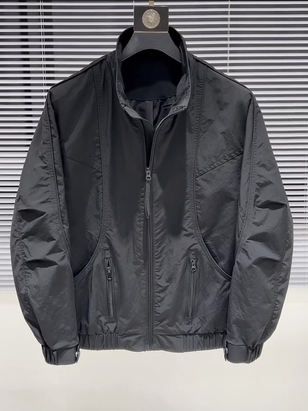 2026 Spring New Men's Stand Collar Casual Jacket Korean Style Fashion Trend High-End Cool Jacket for Men