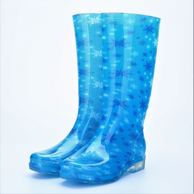 Rain Shoes High Heel Adult Students Adults Women's Clothing Transparent Non-slip High Cylinder Men's Water Shoes Women Waterproof Fashion Men 's