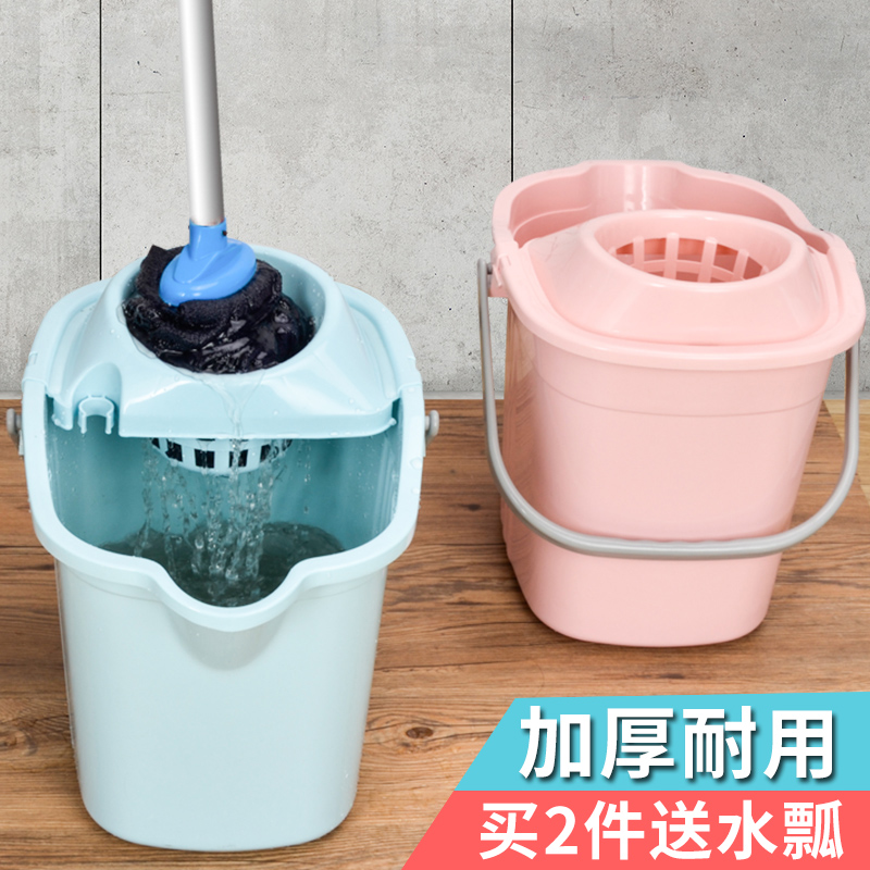 Tow bucket mop bucket wringer mop bucket squeeze bucket home old-fashioned mop bucket pier cloth bucket squeeze water mop bucket