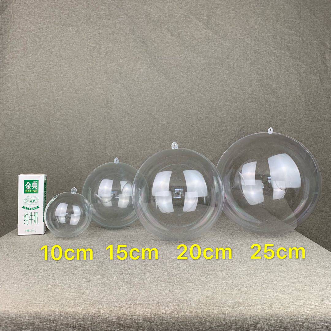 Wedding decoration decoration plastic ball transparent ball non-porous hanging ball wedding hall ceiling acrylic ball bubble large