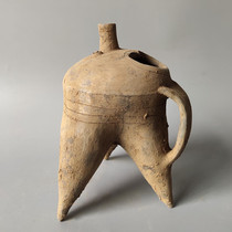 Antique pottery pot furniture piece Antique collection museum simultaneously simultaneously dragon shan culture Chinese style decoration