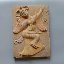 Antique brick carving female painting brick carving murals ancient wall decoration and crafts hotels Tea Building Featured decoration