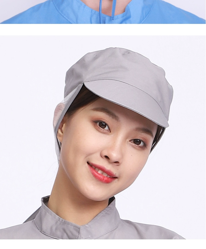 Thực phẩm đặc biệt mũ làm việc thực phẩm mũ lưới bảo hiểm lao động mũ xưởng nhà máy chống bụi vệ sinh căng tin đầu bếp sạch sẽ nữ mũ phòng sạch màu trắng bao trùm tóc y tế