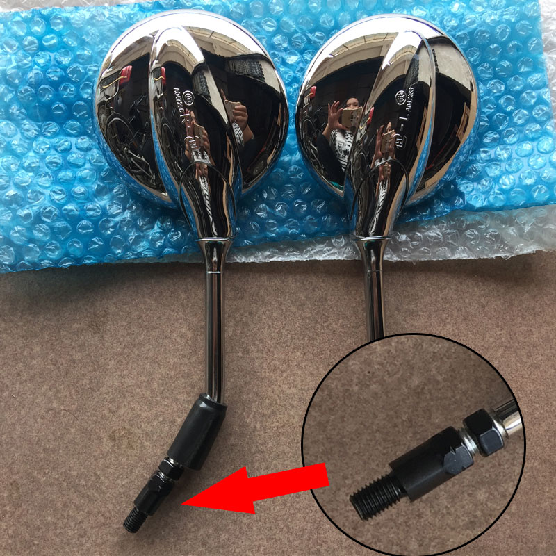 Ấn tượng đô thị của Piaggio BYQ125-5 150-5E 150-5A Gương chiếu hậu Gương phụ kiện gốc - Xe máy lại gương kính chiếu hậu h2c