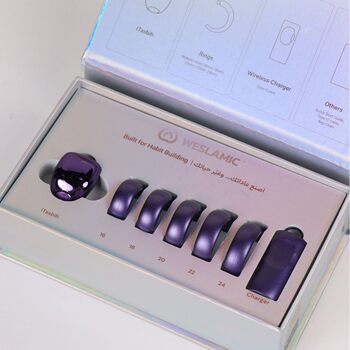 Sanda electronics c1 smart bluetooth ring oled display mobile app connected alarm reminder counter factory