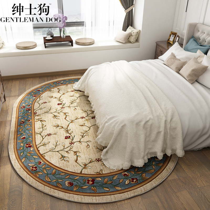Gentleman dog American round carpet living room coffee table blanket bedroom bedside blanket room full shop large area sound insulation thickened