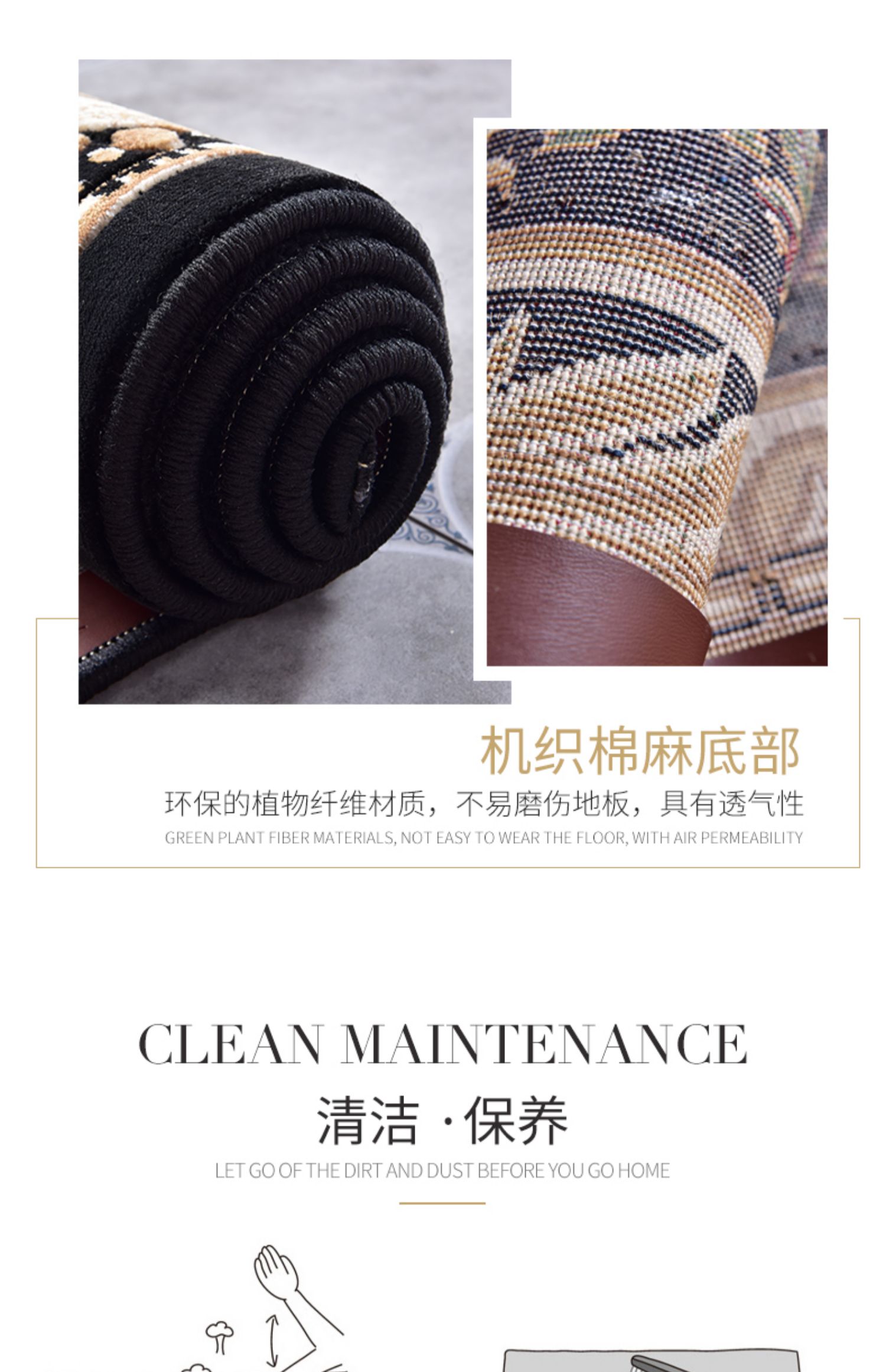 Thảm Bắc Âu Phòng ngủ Đầu giường Chăn Nhà hiện đại Đơn giản Tatami Bay Cửa sổ Thảm Dải đầy lối đi Mat - Thảm thảm nhựa trải sàn