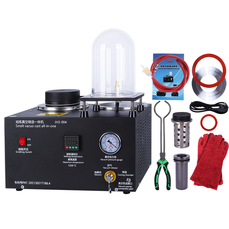 Three-In-One Suction Rope Casting Machine Vacuum Suction Rope Machine Jewelry Gypsum Mold Equipment Conjoined Gold Melting Furnace All-In-One Machine Three-In-One Suction Rope Casting Machine Vacuum Suction Rope Machine Jewelry Gypsum Mold Equipment Conjoined Gold Melting Furnace All-In-One Machine