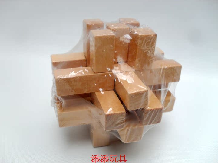 Đồ chơi giáo dục dành cho người lớn Khóa trí thông minh Giải trí bóng Luban Kong Ming khóa Lu Ban khóa 14 khóa dứa bóng khối rubik xoay lắp ghép cho bé